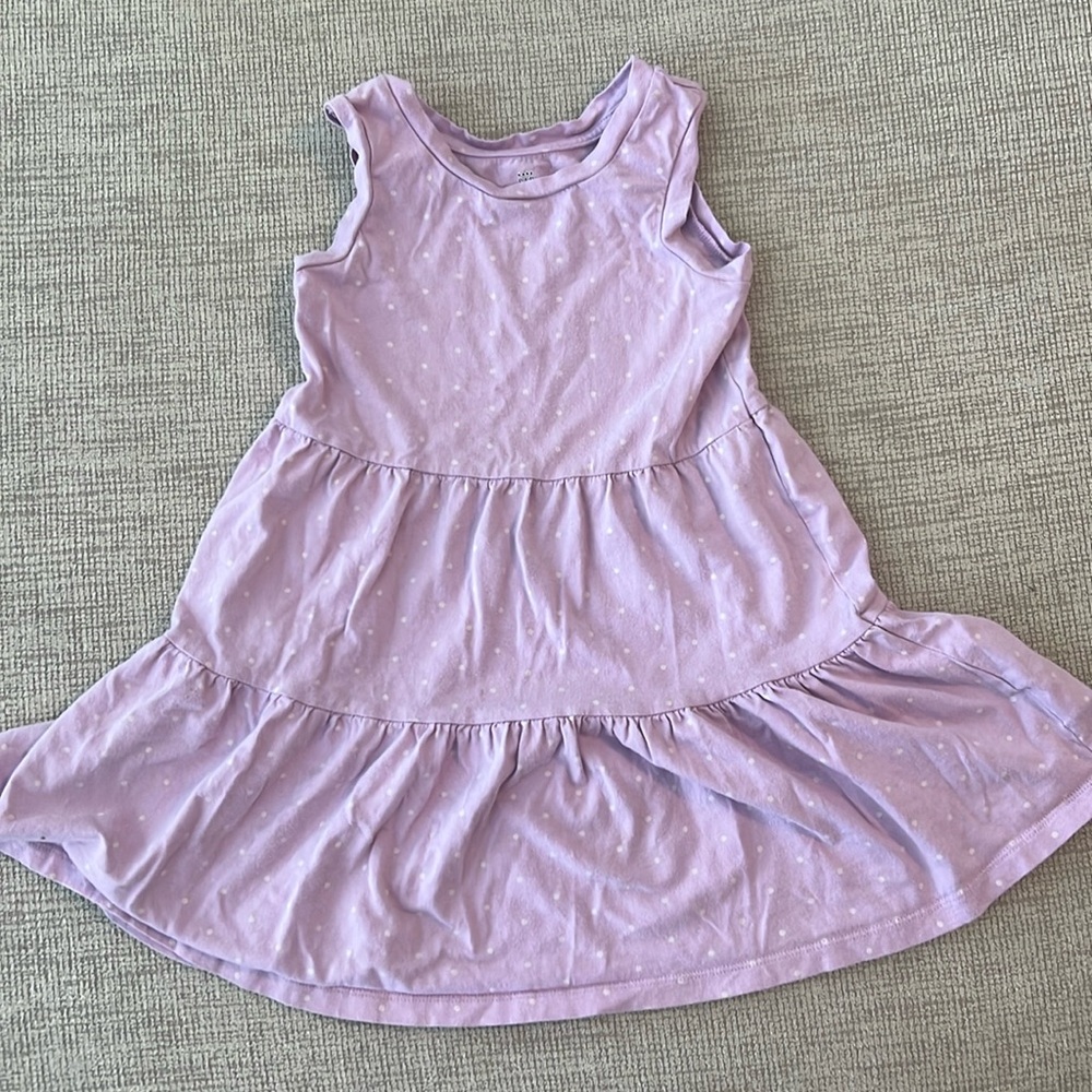 Baby Gap Lavender Purple Tiered Dress size 4Y Toddler